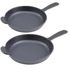  Chảo gang tròn Oceno cán dài size 18cm / 22cm 