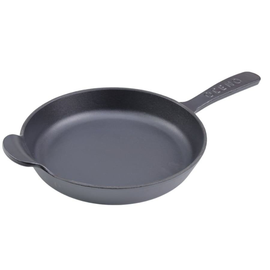 Chảo gang tròn Oceno cán dài size 18cm / 22cm