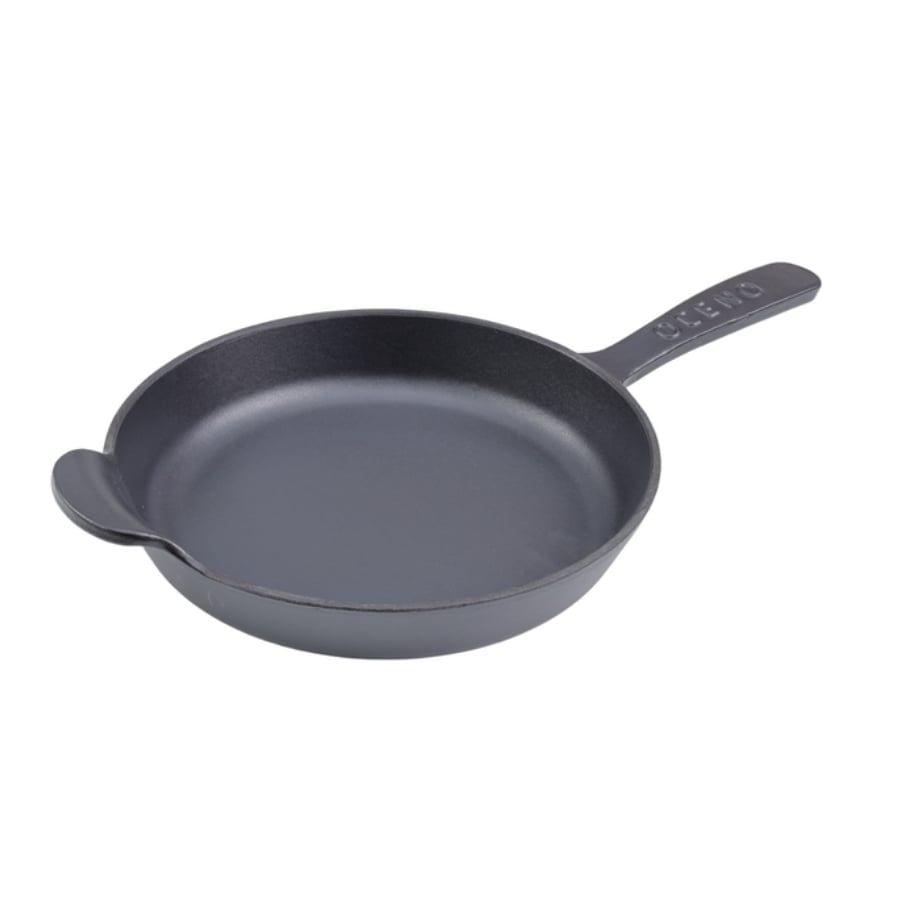Chảo gang tròn Oceno cán dài size 18cm / 22cm