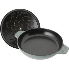  Chảo gang tròn Staub Ocean 20cm 0.75L 1028991 - Màu xanh 