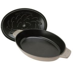  Chảo gang oval Staub Ocean 23cm 1 lít 
