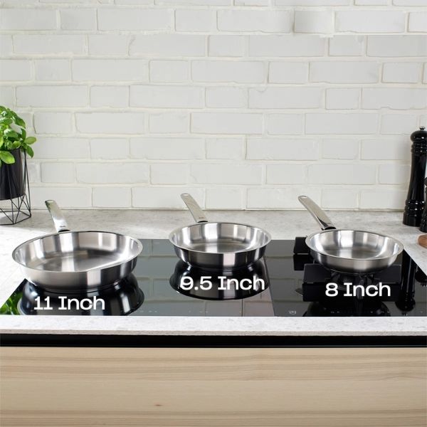 Chảo inox Fissler Pure Collection 24cm cán dài