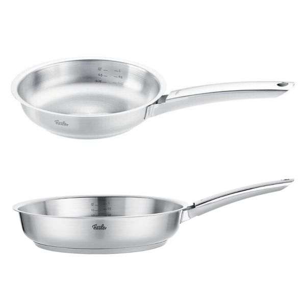Chảo inox Fissler Pure Collection 28cm cán dài