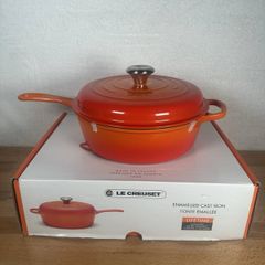  Chảo gang Le Creuset thành cao 26cm có nắp Evolution Cassadou 