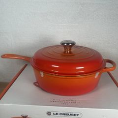  Chảo gang Le Creuset thành cao 26cm có nắp Evolution Cassadou 