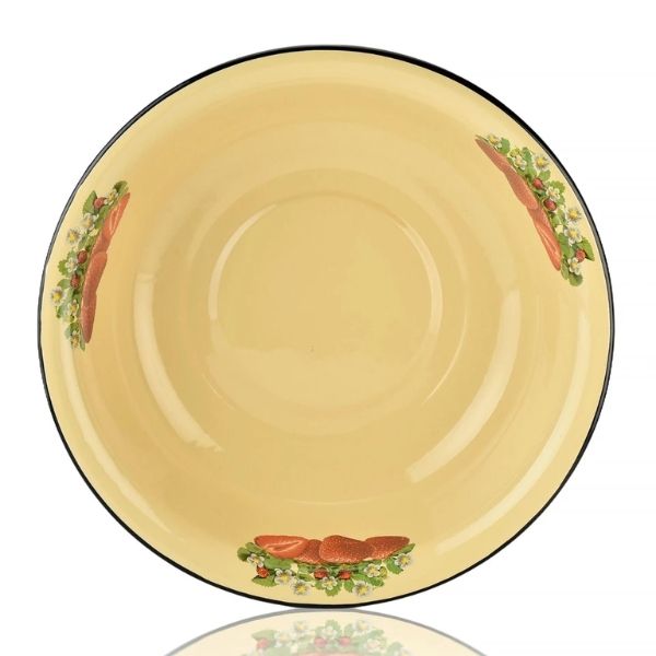 Chậu men Novomoskovsk 40cm dâu tây