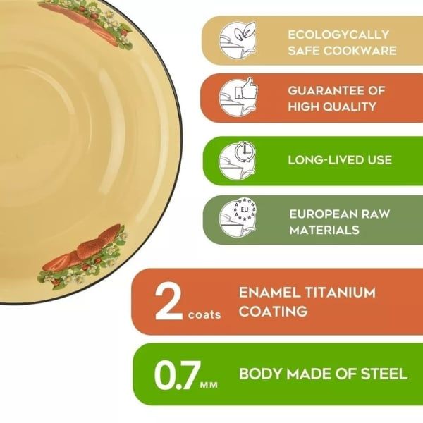 Chậu men Novomoskovsk 40cm dâu tây