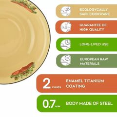  Chậu men Novomoskovsk 40cm dâu tây 