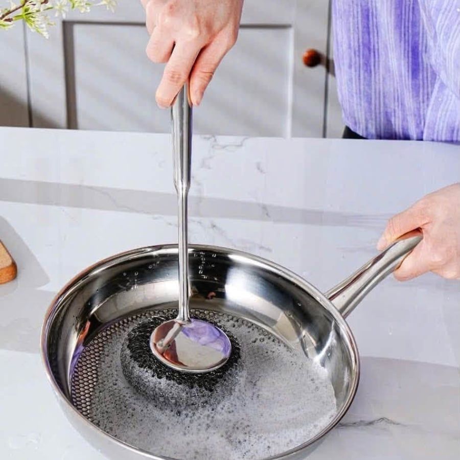 Cọ inox cán dài Oyatton O377