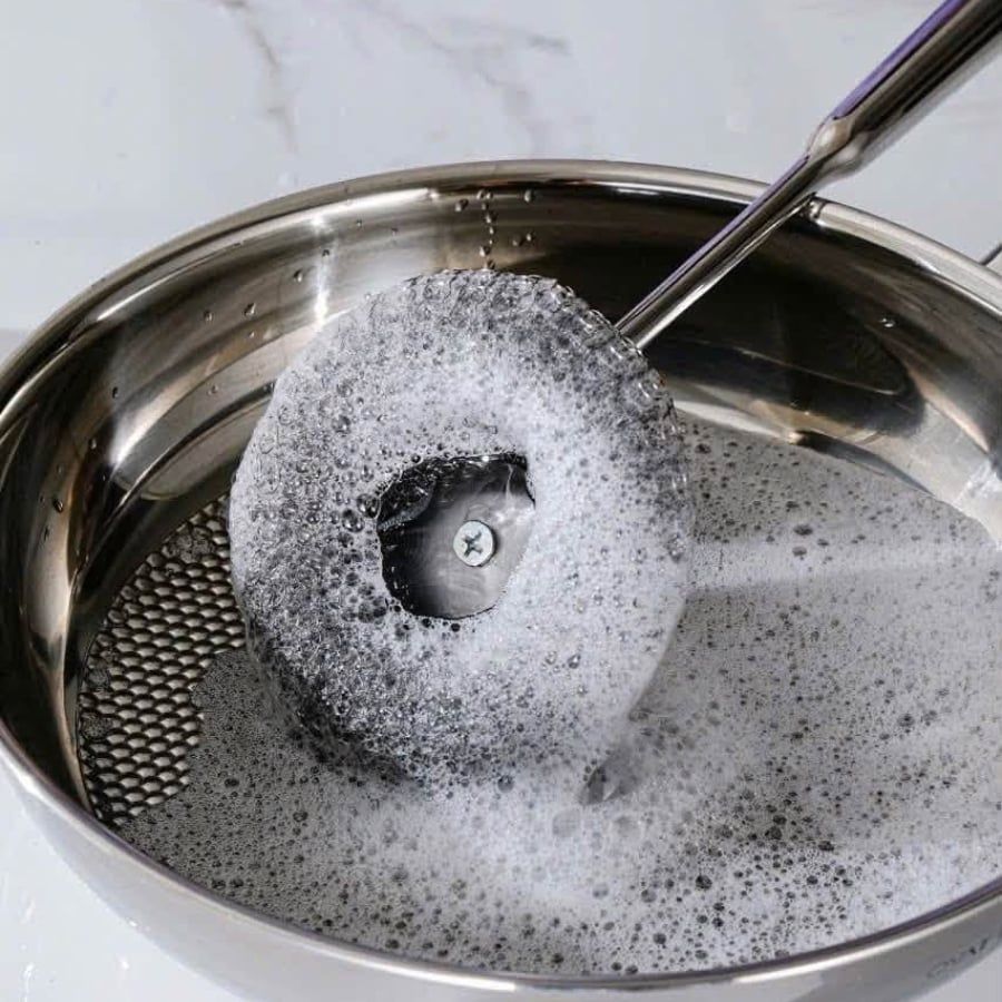 Cọ inox cán dài Oyatton O377