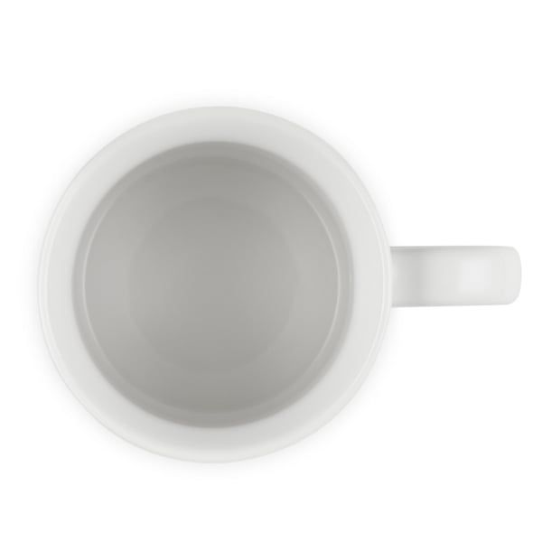 Cốc sứ Le Creuset 400ml họa tiết lồng đèn - Màu Trắng