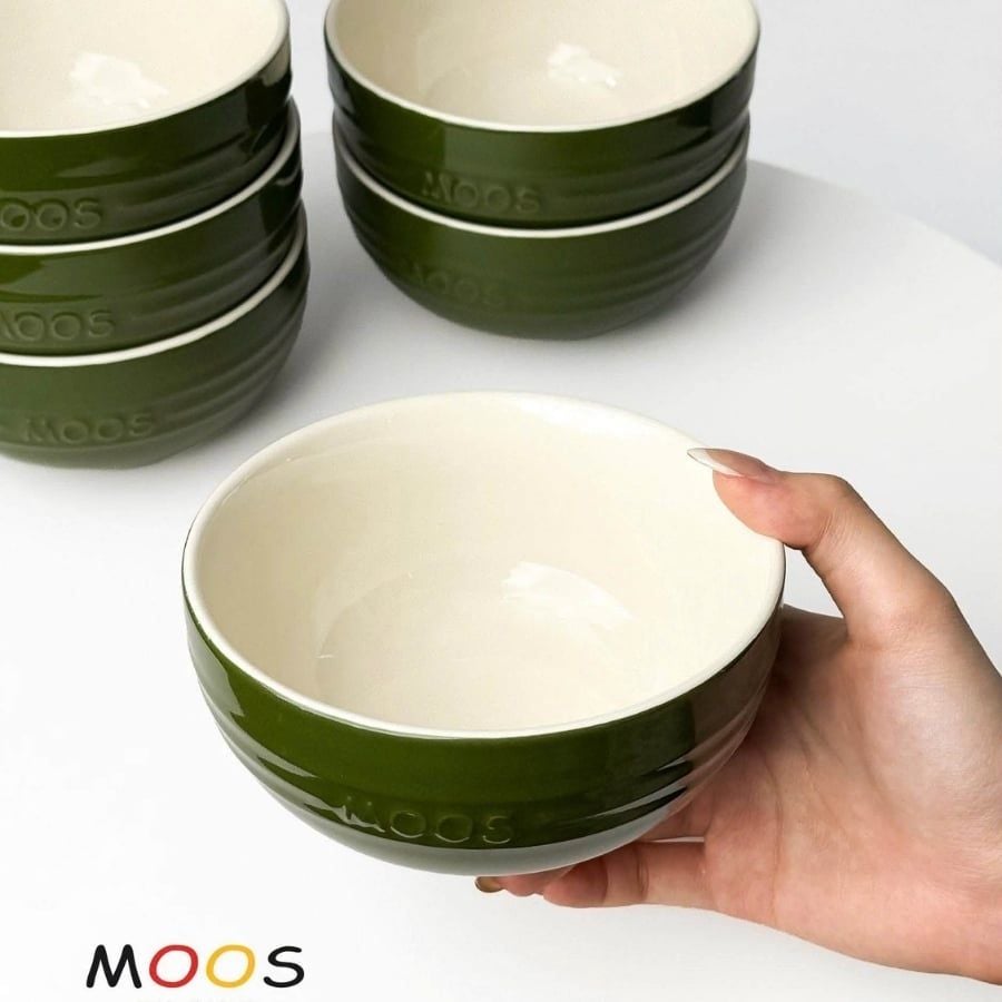 Combo 6 bát đĩa Moos