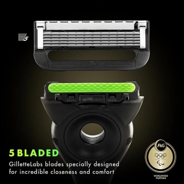 Dao cạo ướt Gillette Labs Champion Gold Edition cho nam kèm 5 lưỡi