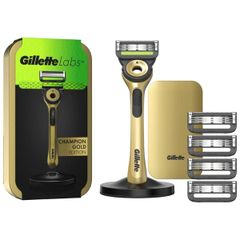  Dao cạo ướt Gillette Labs Champion Gold Edition cho Nam (kèm 5 lưỡi) 