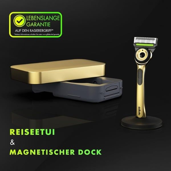 Dao cạo ướt Gillette Labs Champion Gold Edition cho nam kèm 5 lưỡi