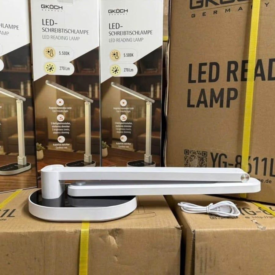Đèn bàn chống cận Gkoch YG-8611L sạc điện