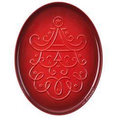  Đĩa oval Le Creuset Noel 33cm 