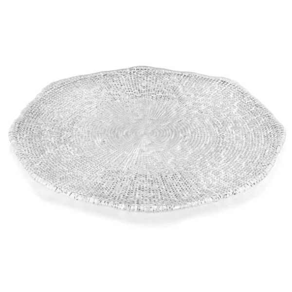 Đĩa tròn IVV Diamante Piatto 37cm - Đĩa phẳng pha lê cao cấp