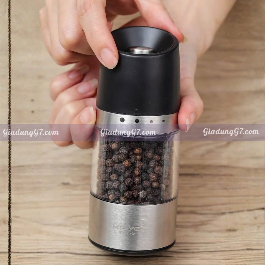 Dụng cụ xay tiêu lưỡi sứ Kaiyo KPG-6179