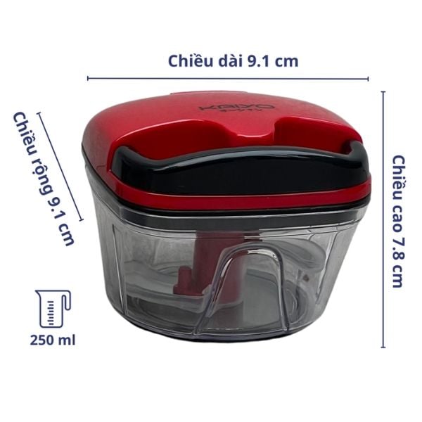Dụng cụ xay tỏi ớt Kaiyo 250ml/400ml