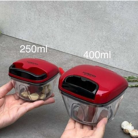 Dụng cụ xay tỏi ớt Kaiyo 250ml/400ml