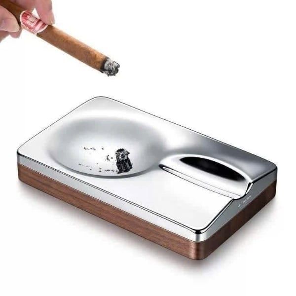 Gạt tàn Modern gỗ inox