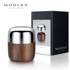 Hộp đựng tăm gỗ óc chó Modern