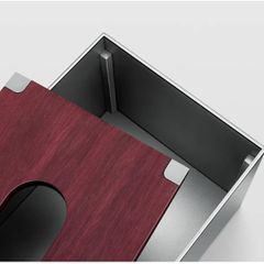  Hộp giấy ăn Modern inox gỗ 22x11cm 