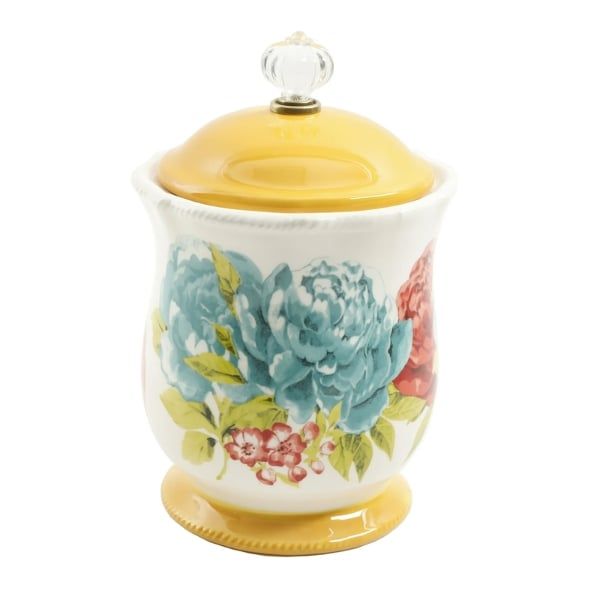 Hũ đựng đồ khô The Pioneer Woman Blossom Jubilee - Màu Vàng cao 22.3cm