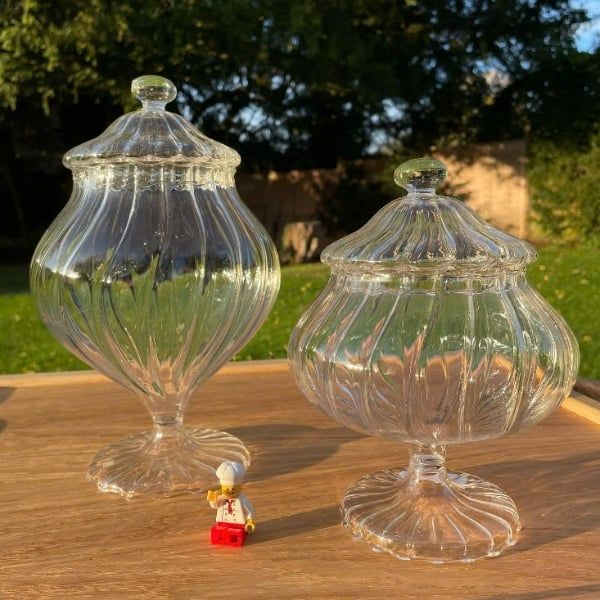 Hũ kẹo IVV Sahara 25cm có nắp thủy tinh borosilicate