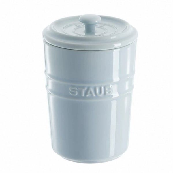 Hũ sứ Staub 1000ml - Màu Xanh Dương nhạt