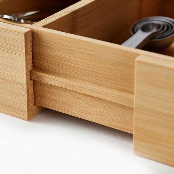Khay chia ngăn kéo dao thìa dĩa Joseph Joseph DrawerStore Bamboo 85169