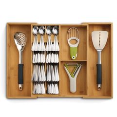  Khay chia ngăn kéo dao thìa dĩa Joseph Joseph DrawerStore Bamboo 851696 