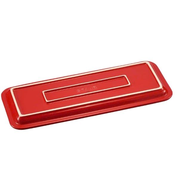 Khay chữ nhật Staub đỏ 36 x 14cm