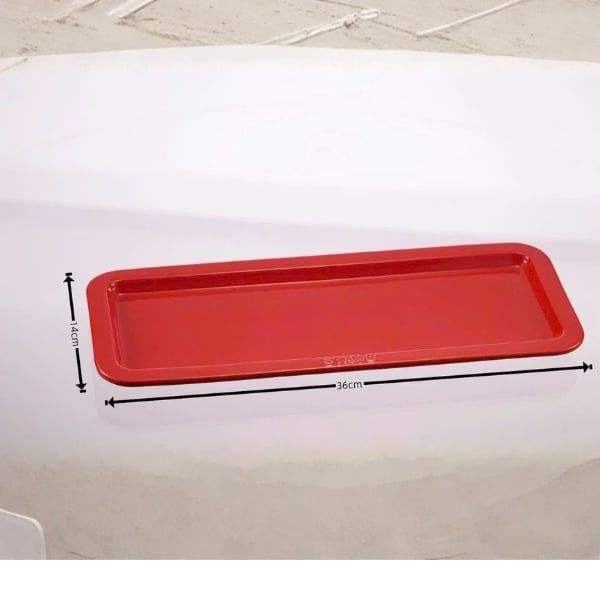 Khay chữ nhật Staub đỏ 36 x 14cm
