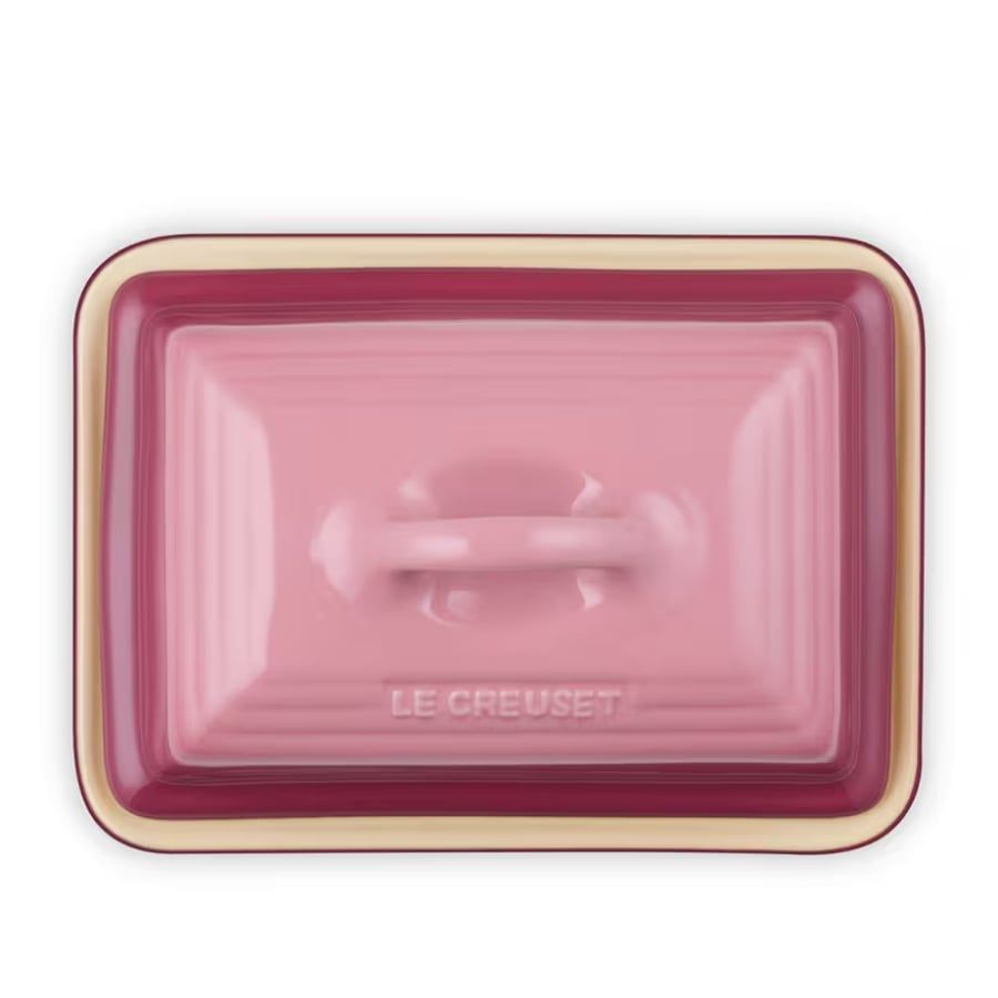 Khay đựng bơ Le Creuset có nắp Màu hồng berry