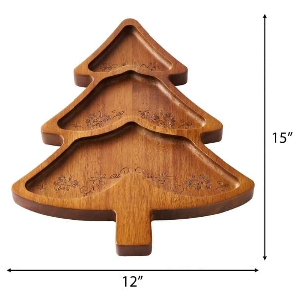 Khay pho mai The Pioneer Woman hình cây thông Noel