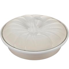  Khay sứ bí ngô Le Creuset 23cm màu trắng 61027234310030 