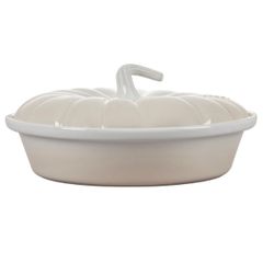  Khay sứ bí ngô Le Creuset 23cm màu trắng 61027234310030 