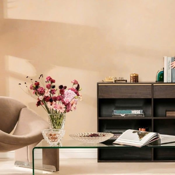 Lọ hoa pha lê Orrefors Raspberry 16cm - Thụy Điển