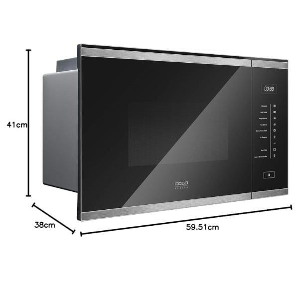 Lò Vi Sóng kèm Nướng Caso EMGS25 âm tủ 25 lít