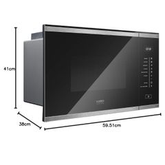  Lò Vi Sóng kèm Nướng Caso EMGS25 âm tủ 25 lít 