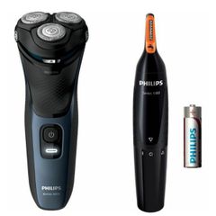  Máy cạo râu Philips S3134/57 kèm tỉa lông mũi Series 3000 
