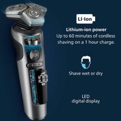  Máy cạo râu Philips SP9841/84 Norelco Series 9000 Prestige 