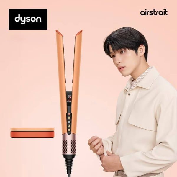Máy duỗi tóc Dyson Airstrait HT01 Ceramic Apricot 1600W - Model 2027