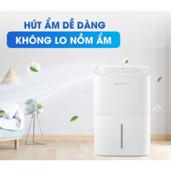  Máy hút ẩm kiêm lọc không khí 60L Lumias D6S-60L phòng 160m 