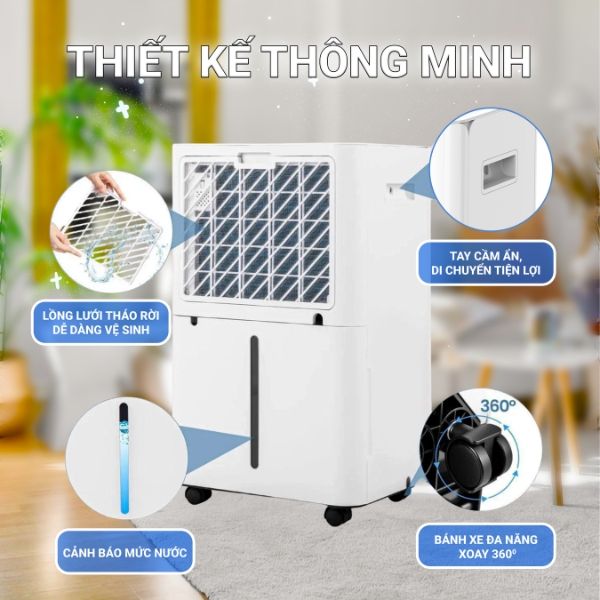 Máy hút ẩm Robitek DH25 25 lít/ngày
