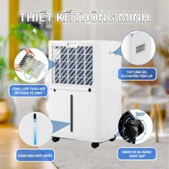  Máy hút ẩm Robitek DH25 25 lít/ngày 