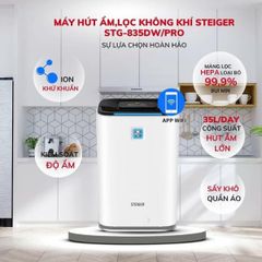  Máy hút ẩm Steiger STG 835DW/Pro 35L/ngày 