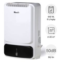  Máy hút ẩm Wood’s WDD80 8 lít / 40m2 